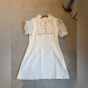 Self-Portrait Ivory Dress